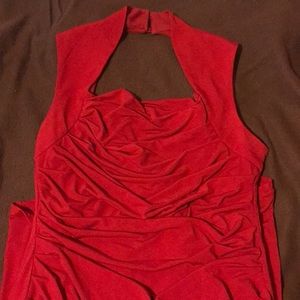 Red dress